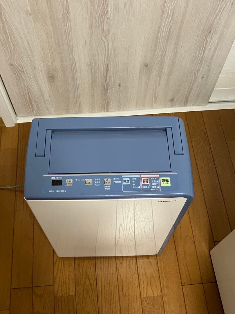【ジャンク品！】コロナ 衣類乾燥除湿機 BD-H1823 ホワイト/ブルー