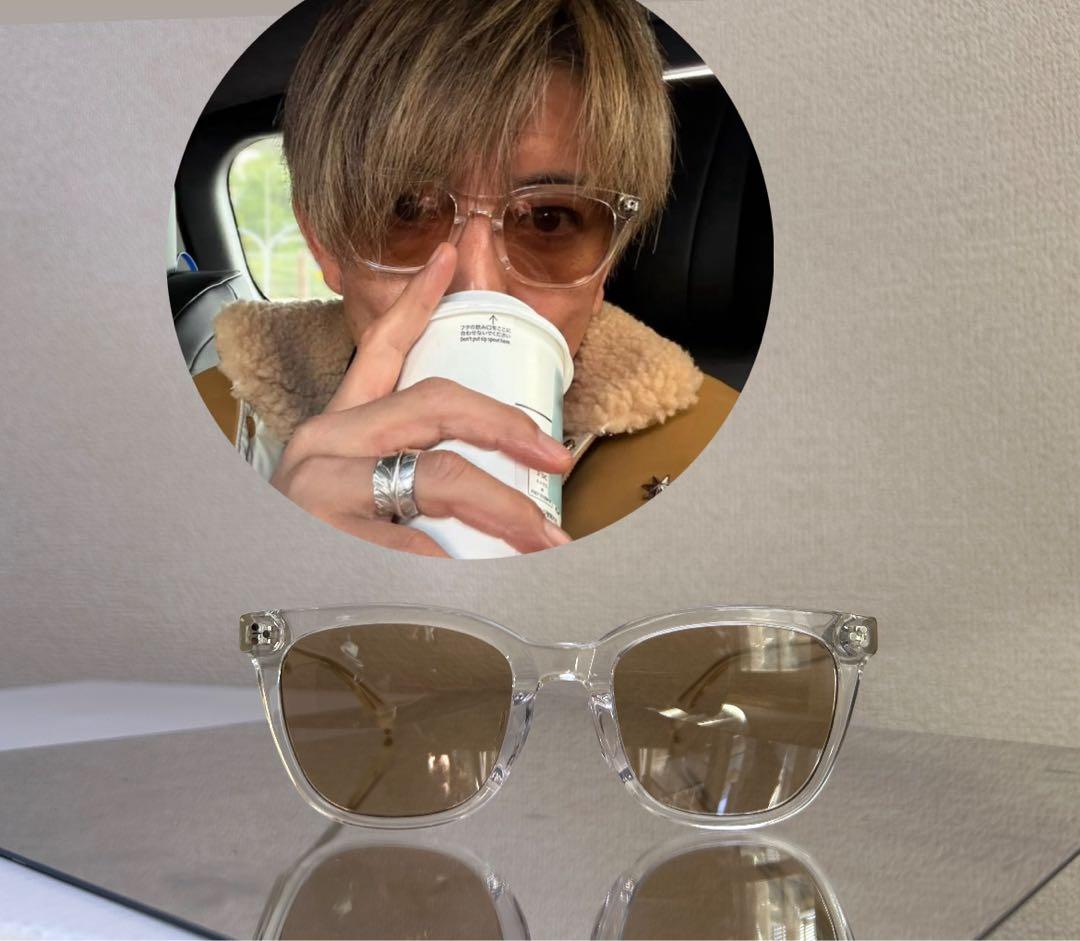 ぶっちぎり。木村拓哉　owndays サングラス　クリアグレーフレーム