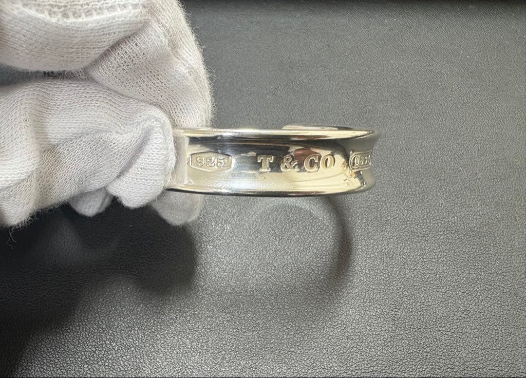 ティファニー　Tiffany ナローバングル ブレスレットSV925 40.8g