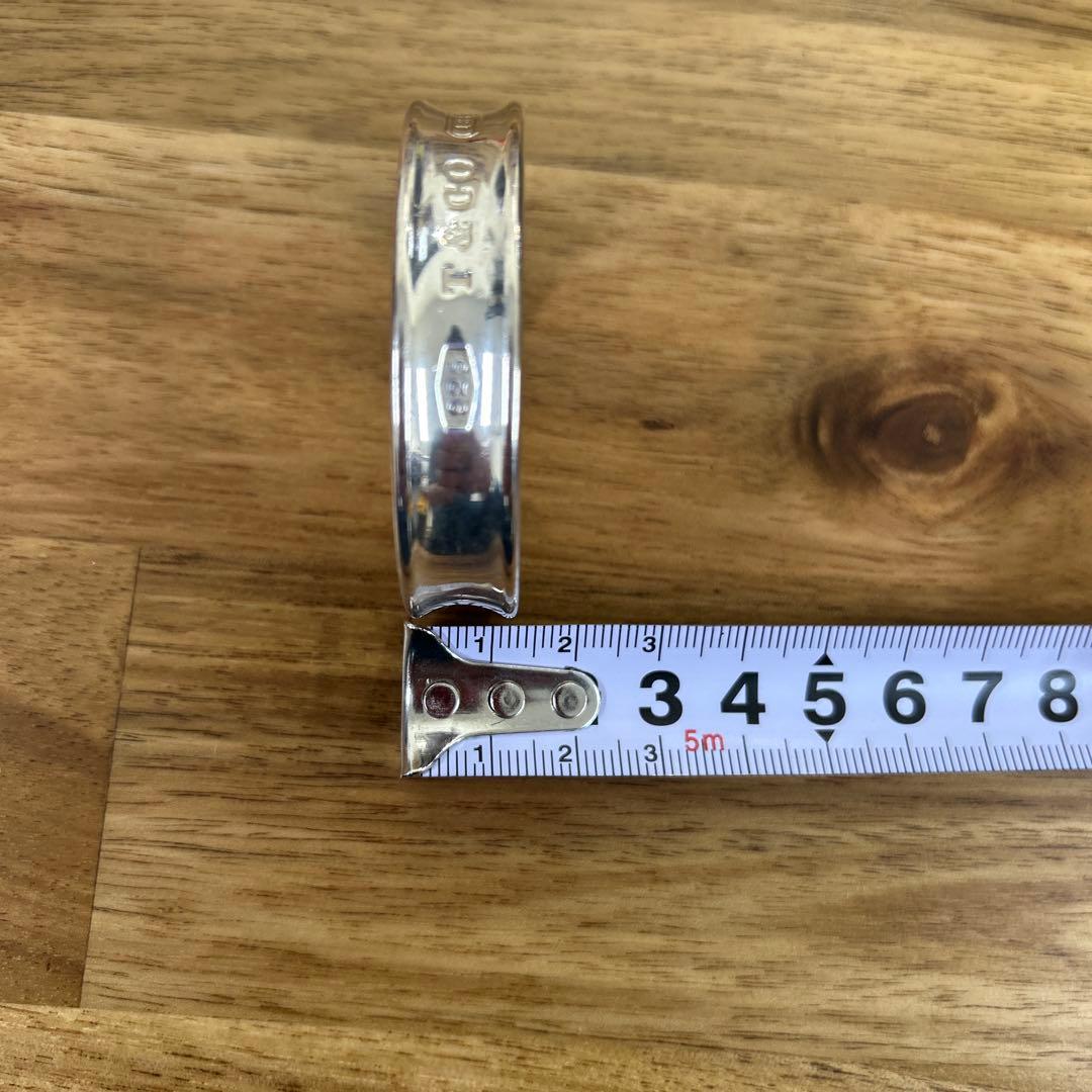 ティファニー　Tiffany ナローバングル ブレスレットSV925 40.8g