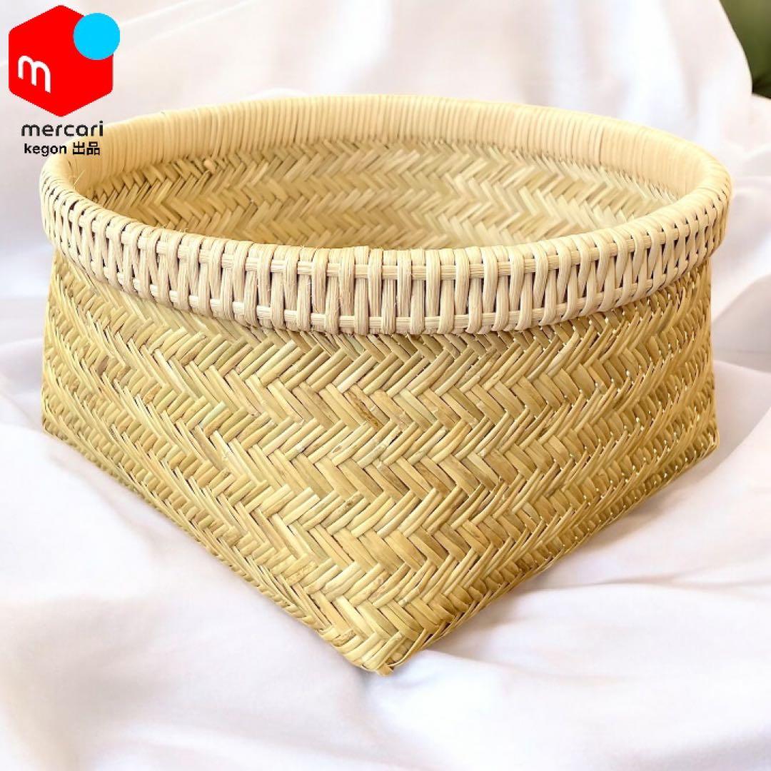 【新着新品】鳥越竹細工 すず竹 おぼけ 特大 飾り縁 極上品