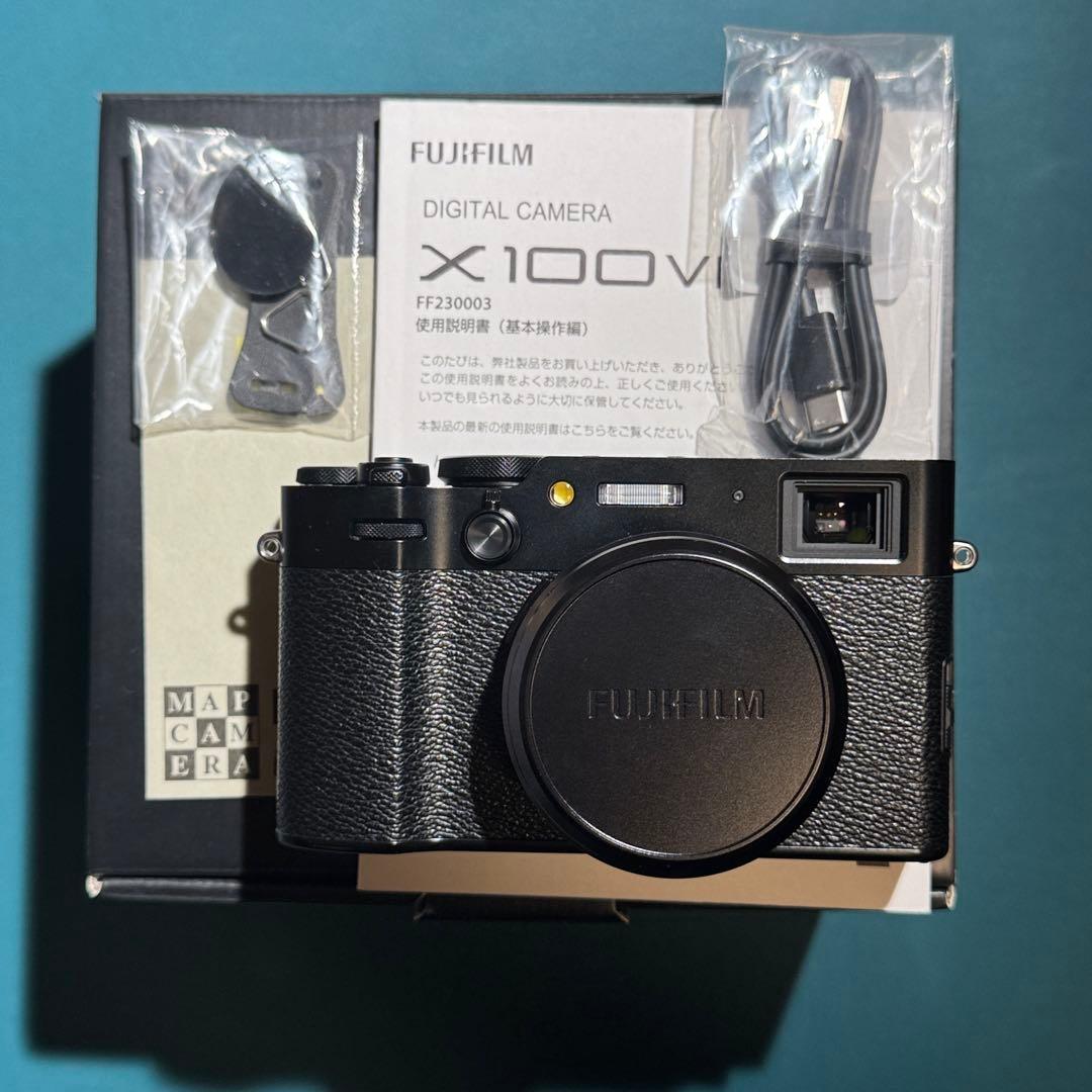 2026年1月購入　X100VI BLACK 日英版　FUJIFILM