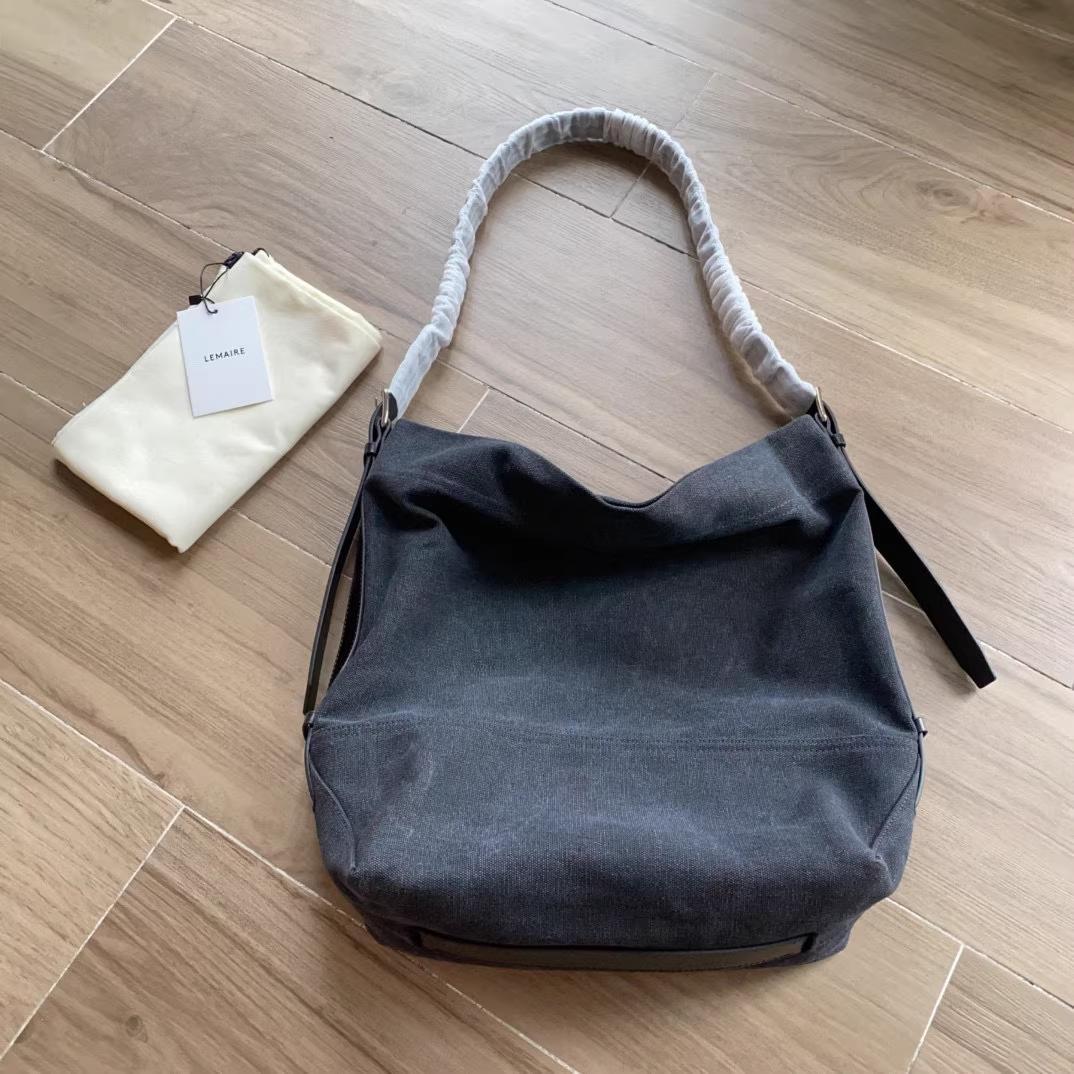 Lemaire 25SS ベルテッド トートバッグ キャンバス