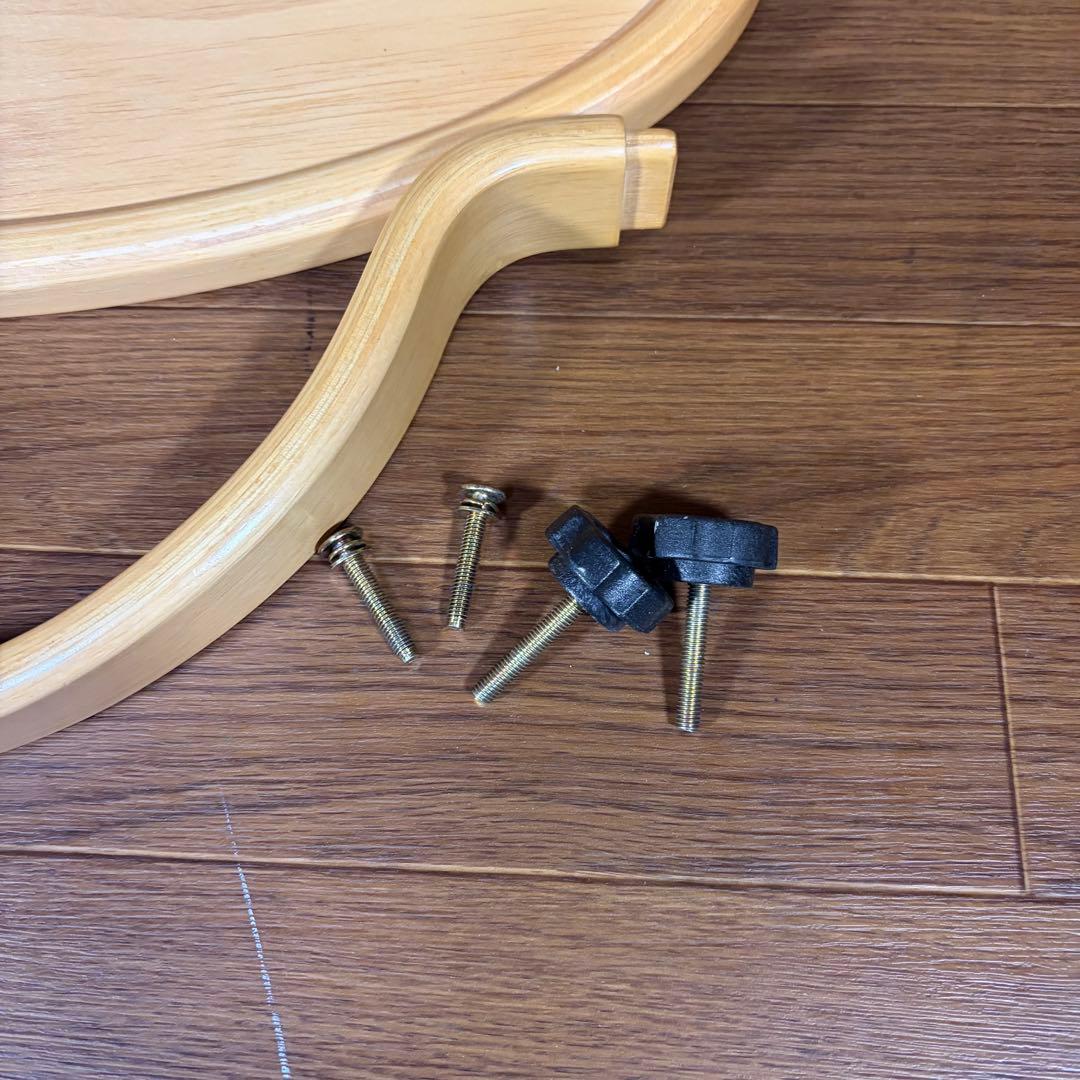 組み立て不要 大和屋　yamatoya アッフル チェア テーブル・ガード付き