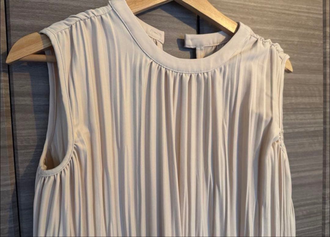 l’or ロル　Belted Pleats Dress