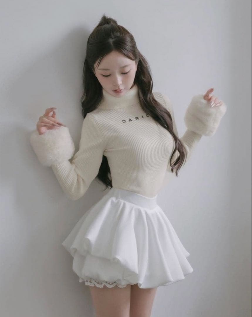 【1/26発送】 ダーリッチ ボリュームバルーンミニスカート free