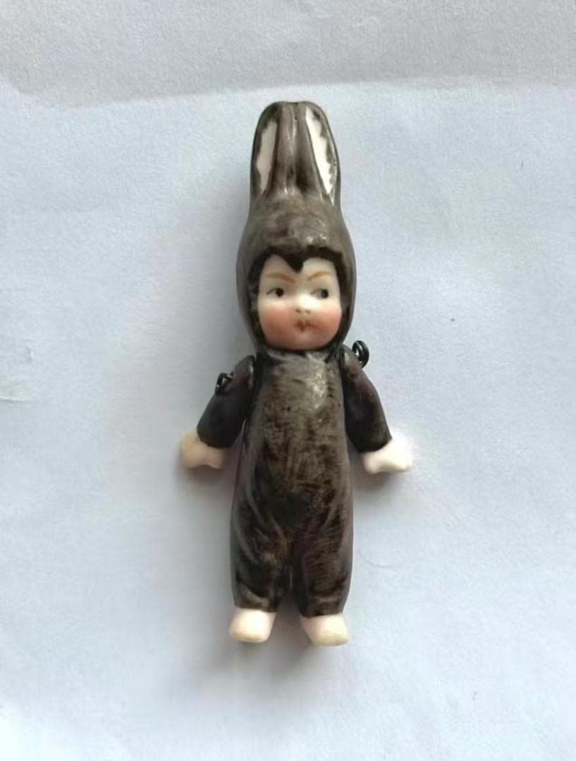 「のんちゃん様」アンティーク ウサギコスチューム ビスクドール