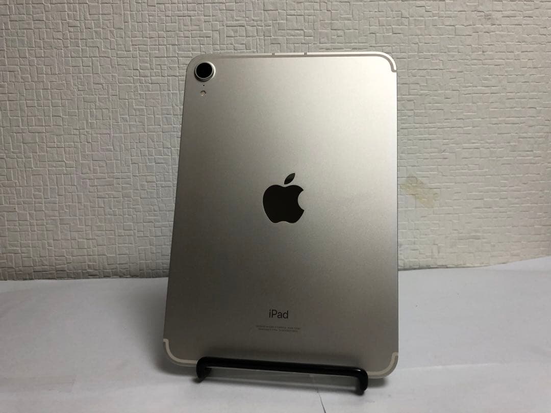 iPad mini（第6世代) SIMフリー64GB スターライトNo. 04