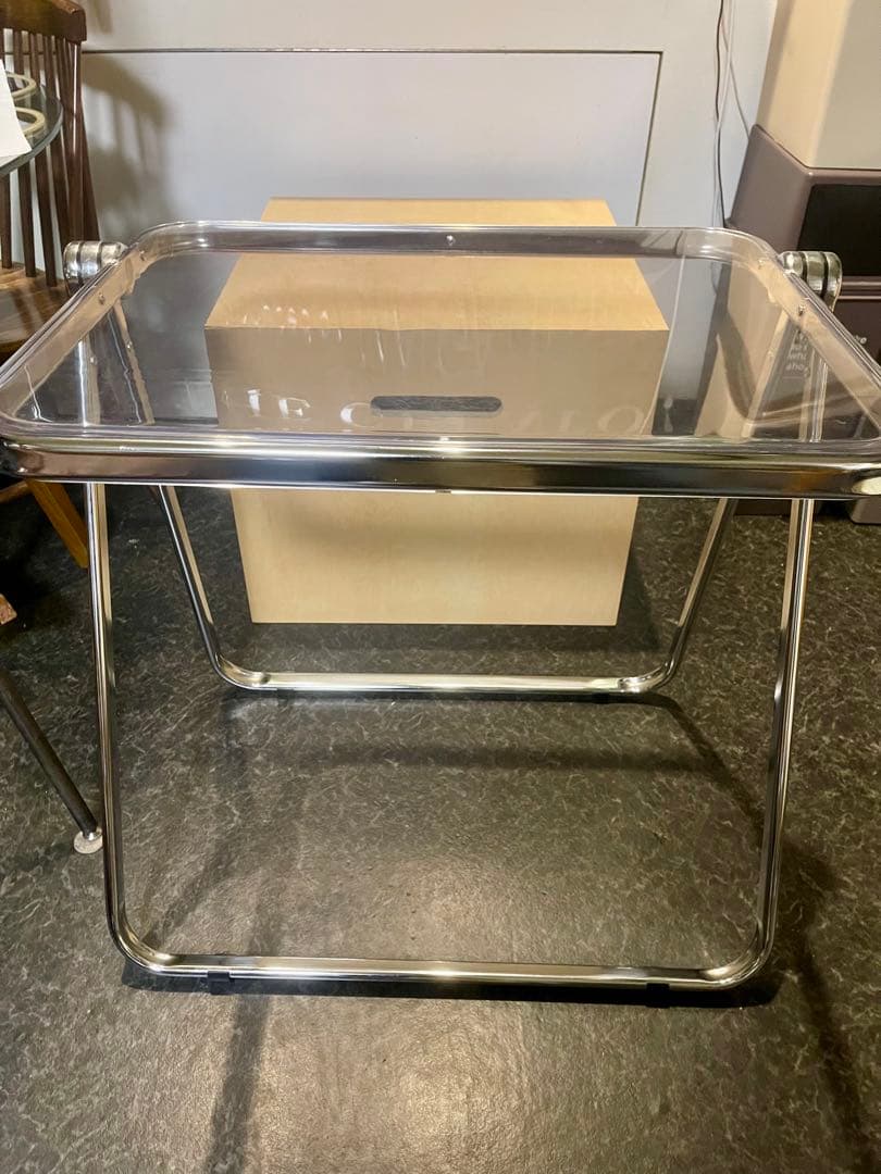 CASTELLI Platone 折りたたみクリアテーブル リプロダクト品