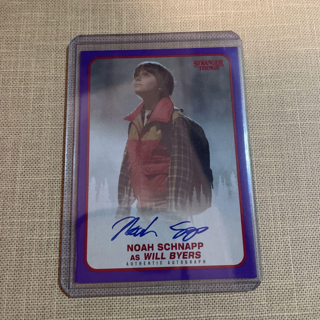 ストレンジャーシングス　カードボックス　サイン　シリアル　ノアシュナップ　レア