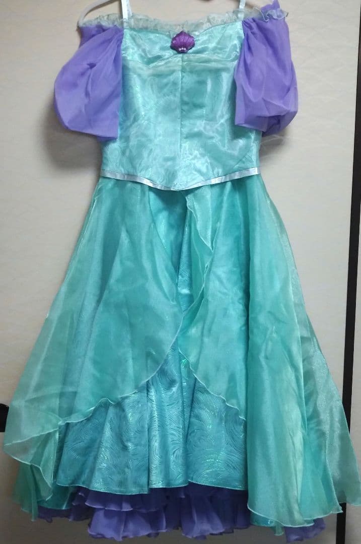 ディズニー ビビディバビディブティック アリエル ドレス150　コスメ くつ24
