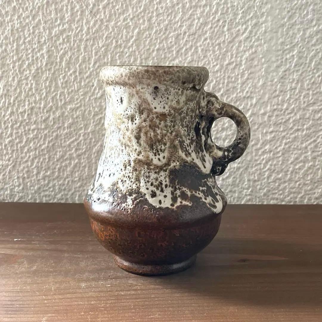 FAT LAVA ファットラバ ヴィンテージ花器 ドイツ花瓶 17cm