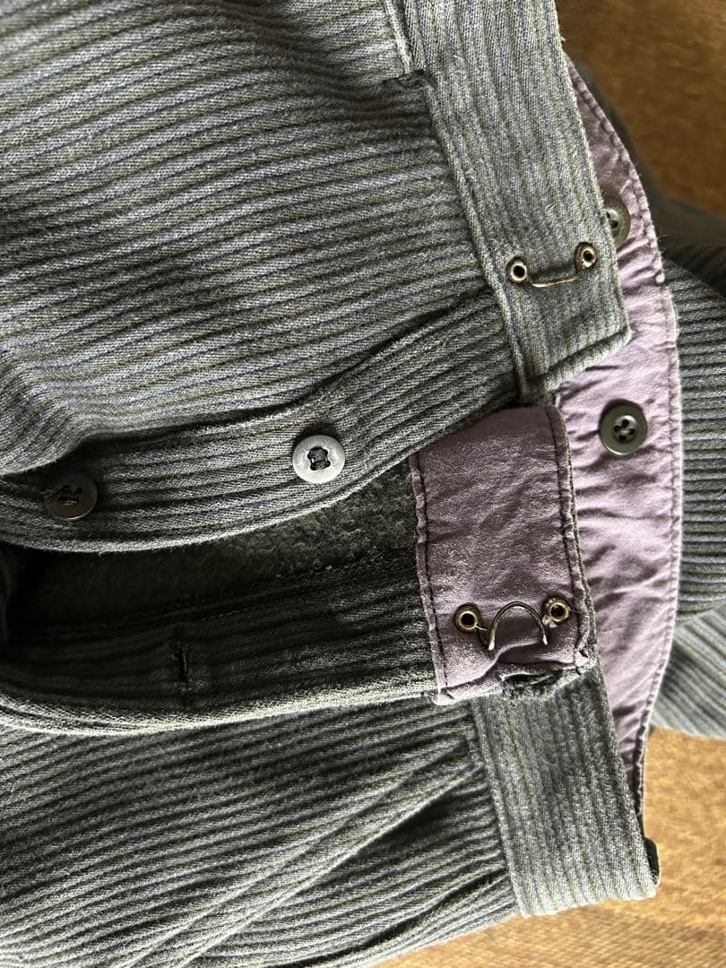 50s French \"LE FORT-BEAU\" ストライプピケパンツ