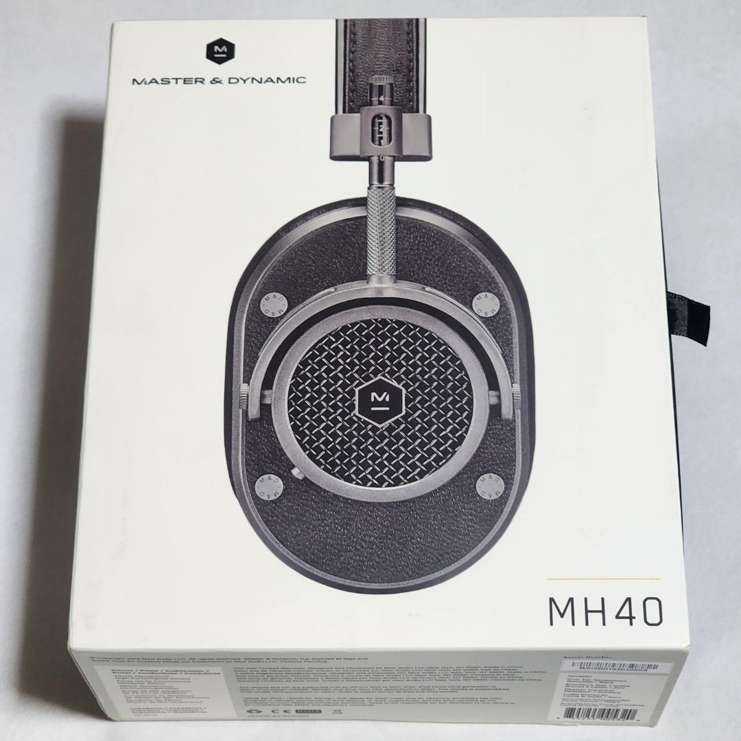 【美品】マスター & ダイナミック MH40 耳覆い型ヘッドホン - 暗灰色