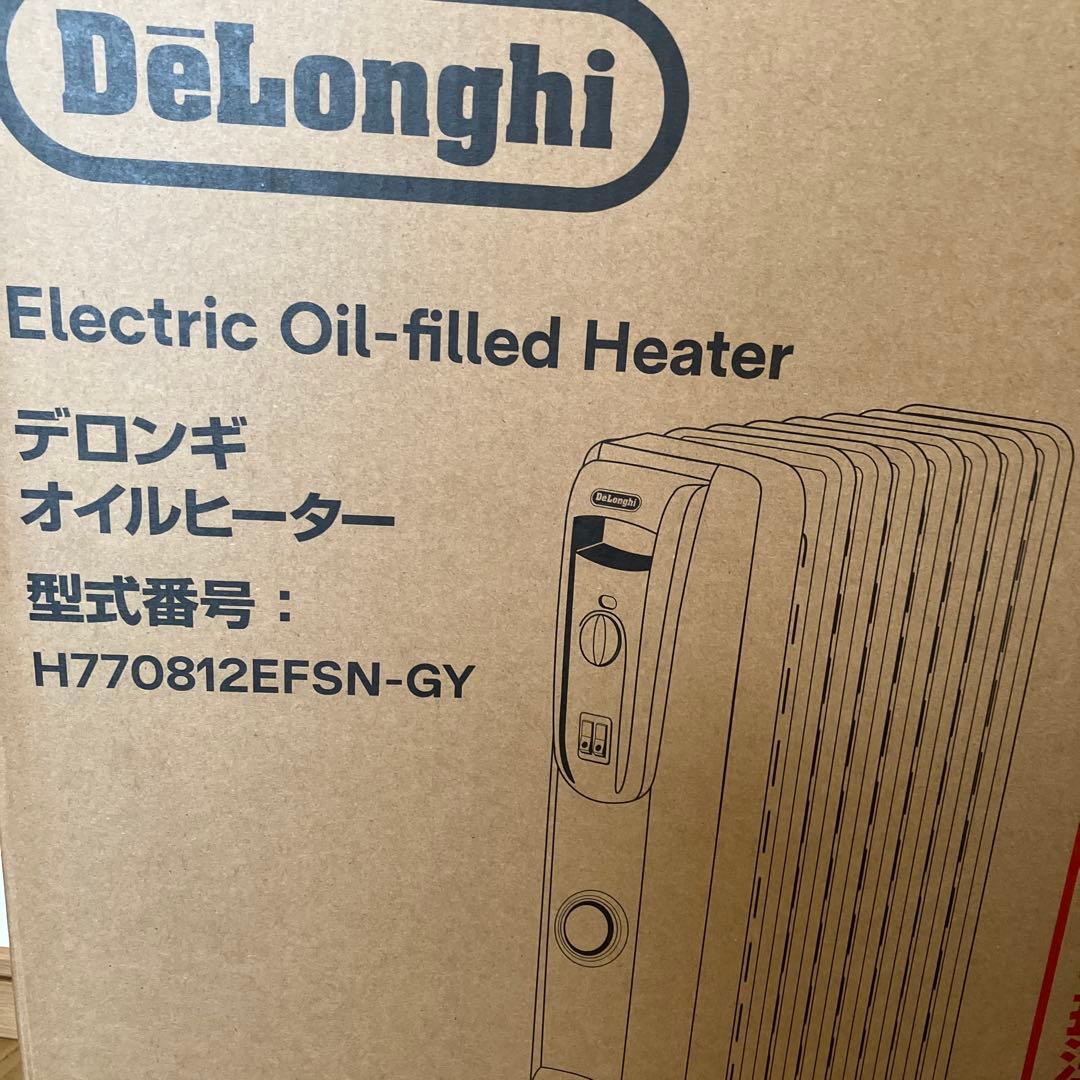 専用DeLonghi オイルヒーター2つセット H770812EFSN-GY
