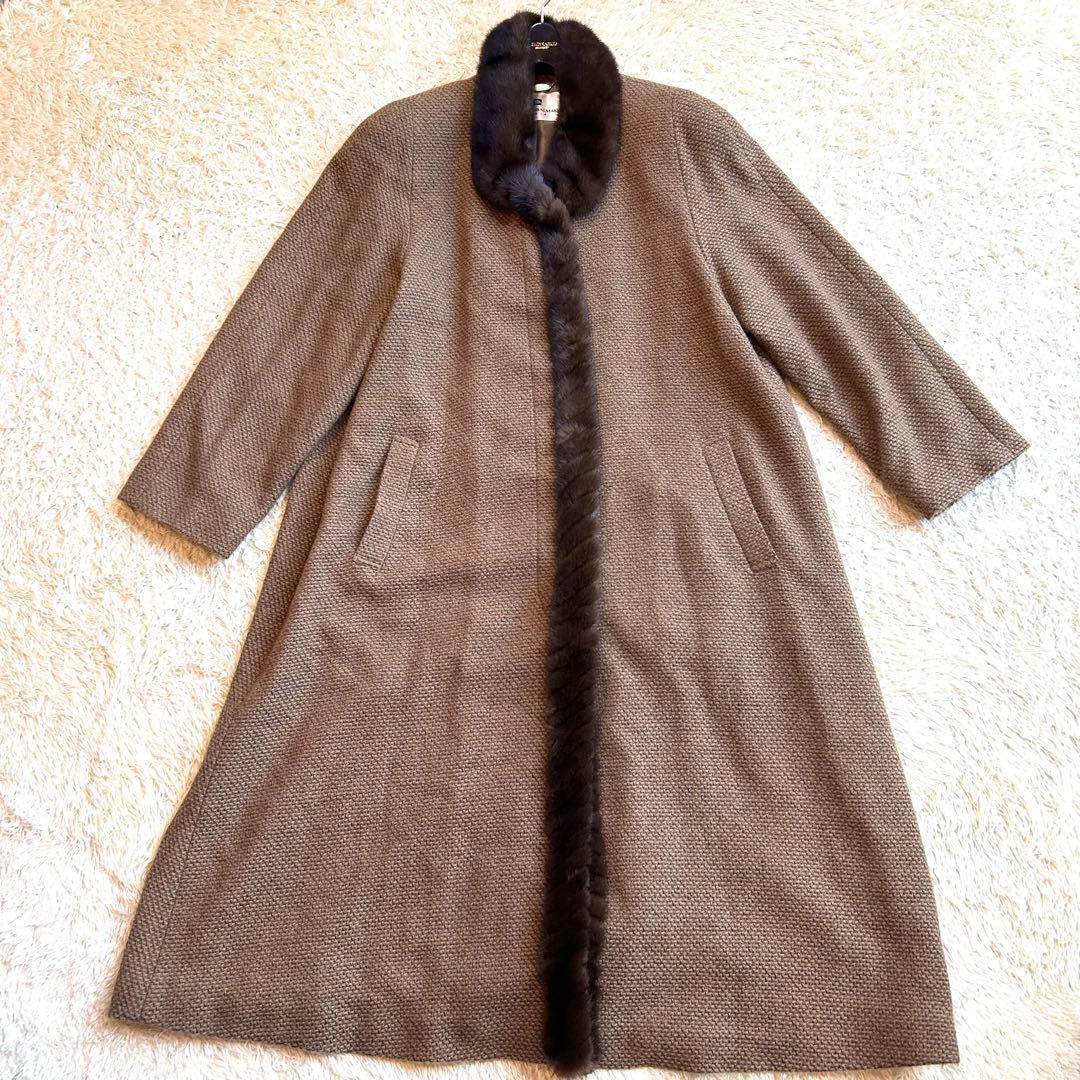 d*2様 【極美本毛皮✨️ミンク カシミヤ100%】 BALMAIN Paris