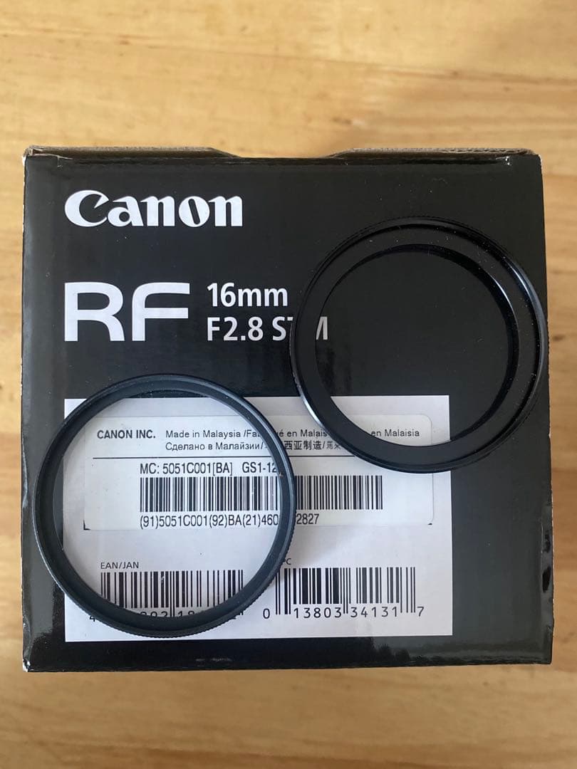 Canon RF 16mm F2.8 STM レンズ【星空撮影用フィルター付き】