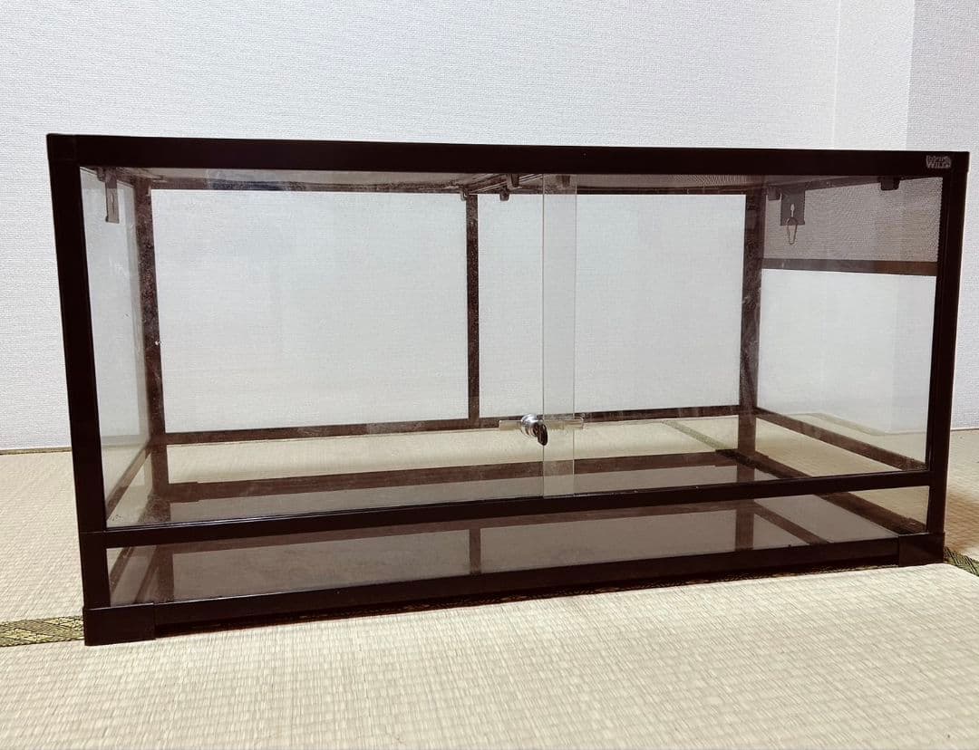 爬虫類用ケージ 三晃商会 パンテオン ブラック BK9045