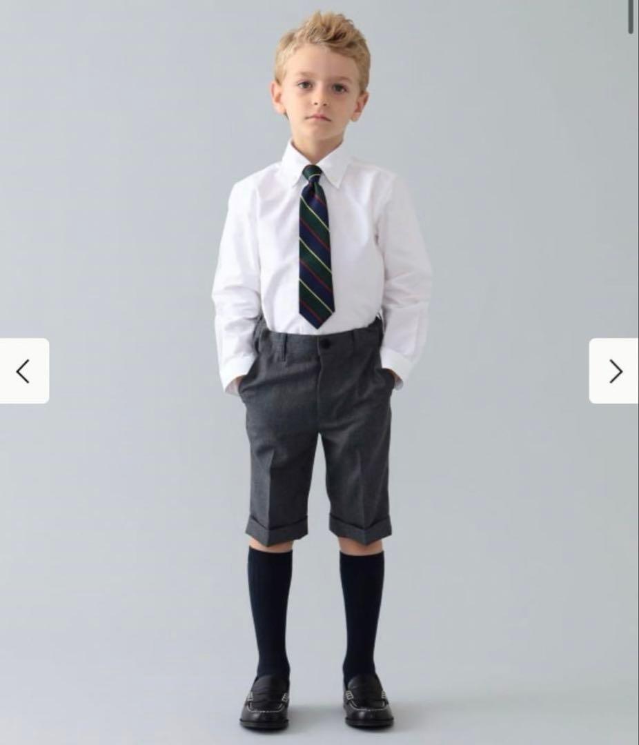 未使用級 ショパンwithこどもビームス 120cm 紺ブレ 金釦 6点セット