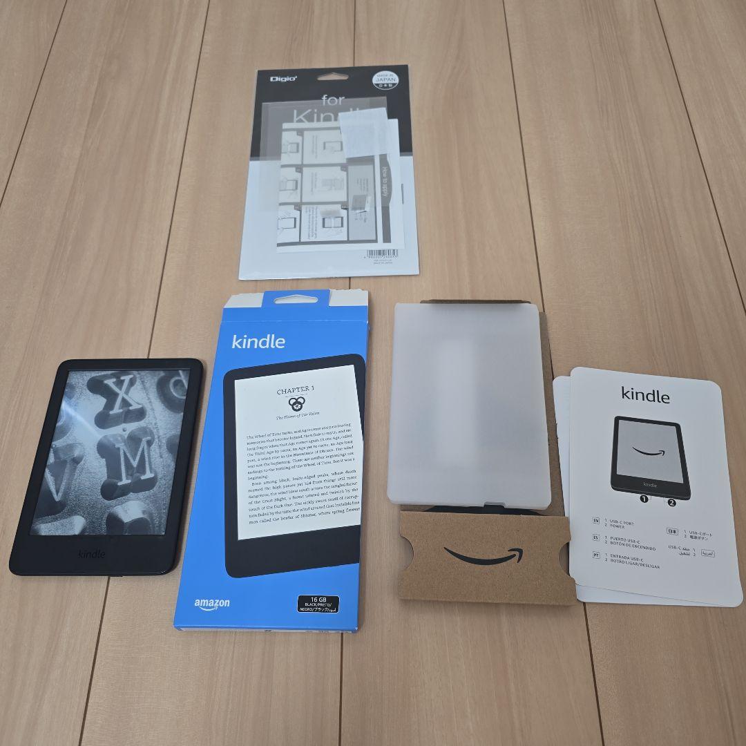 Kindle (16GB) 6インチディスプレイ ブラック 広告なし　第11世代