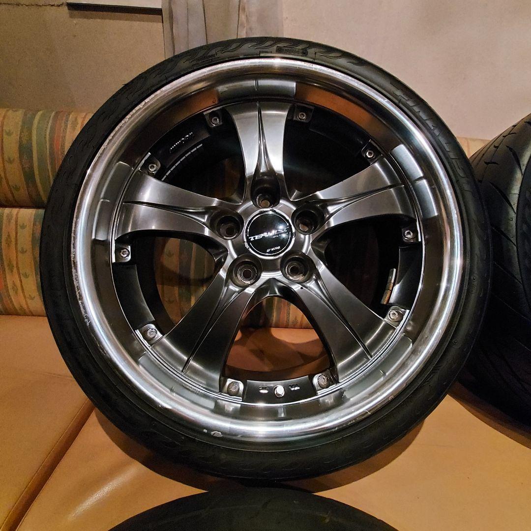 work 深リム18インチホイール+グリップタイヤ！　クラウン　アメ車　シルビア