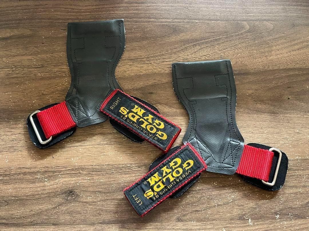 サイズ S ゴールドジム パワーグリッププロ レッド　赤