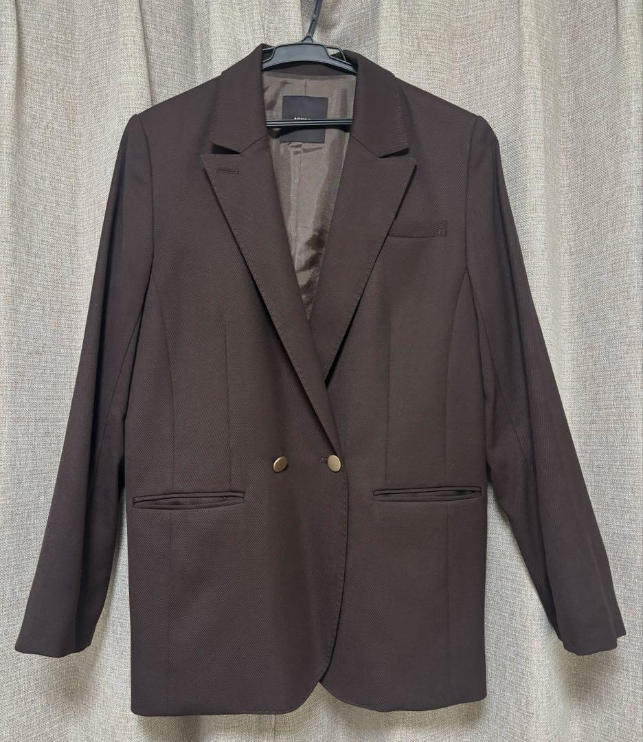 アニュアンス　ベーシックダブルジャケット ブラウン　2サイズ