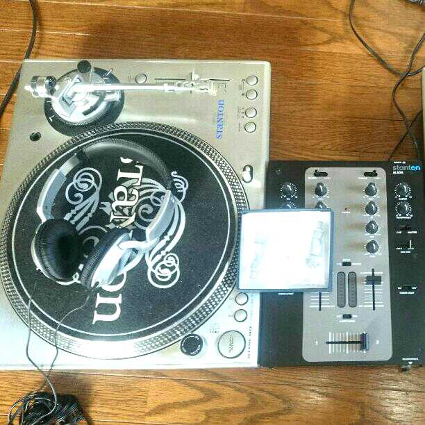 Stanton DJセット ターンテーブル 針 レコード ヘッドフォン