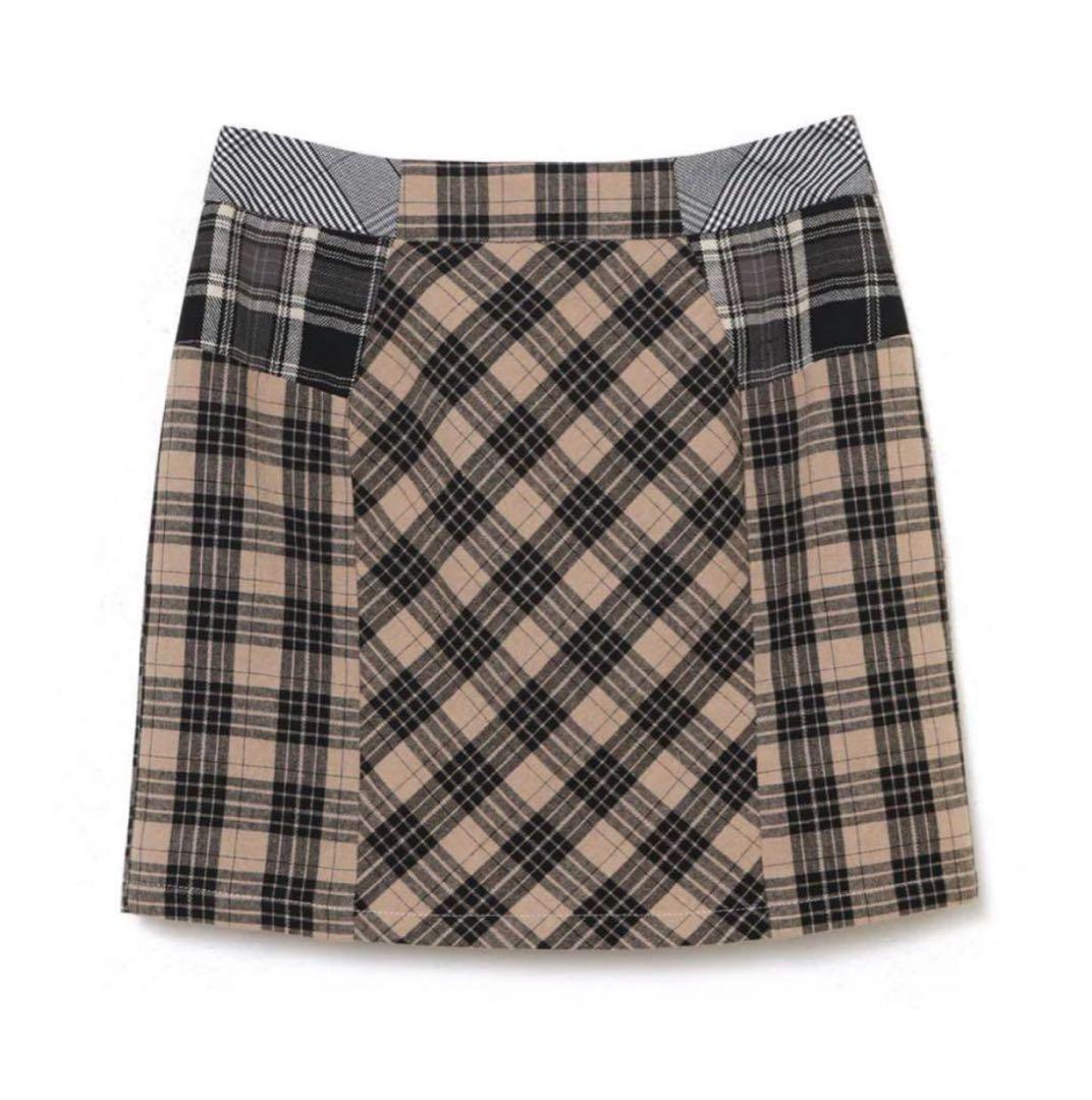 andmary アンドマリー Anna check skirt Beige S
