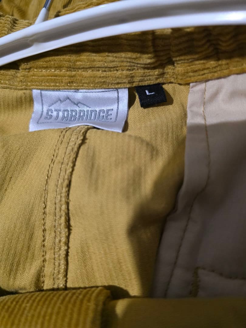 パンツ STABRIDGE CORDUROY BUYER PANTS (MUSTARD)