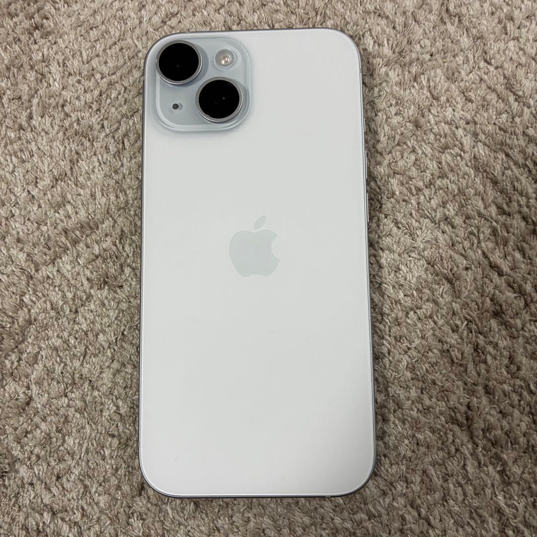 Apple iPhone15 125GB ブルー　ケース付