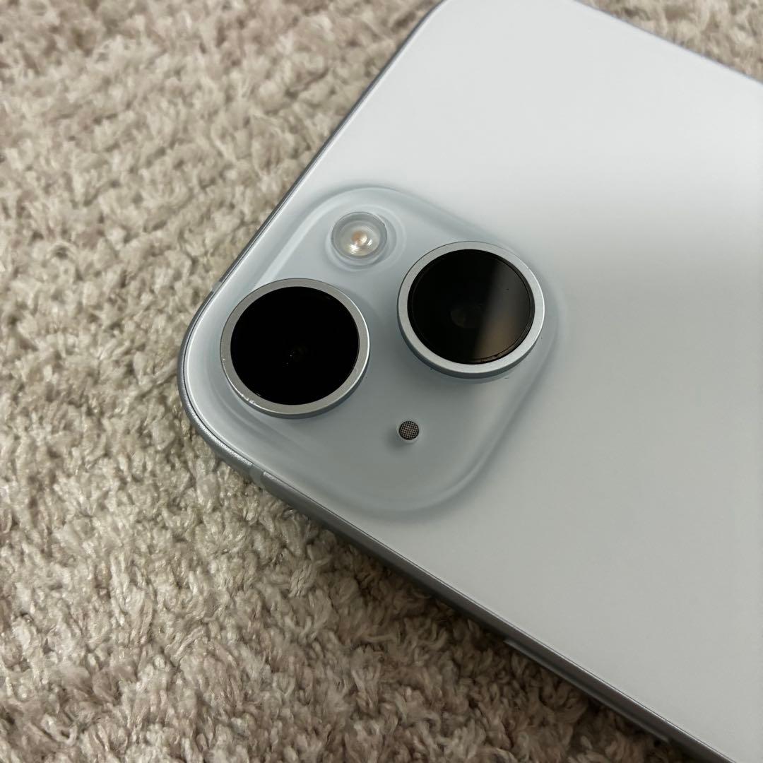 Apple iPhone15 125GB ブルー　ケース付