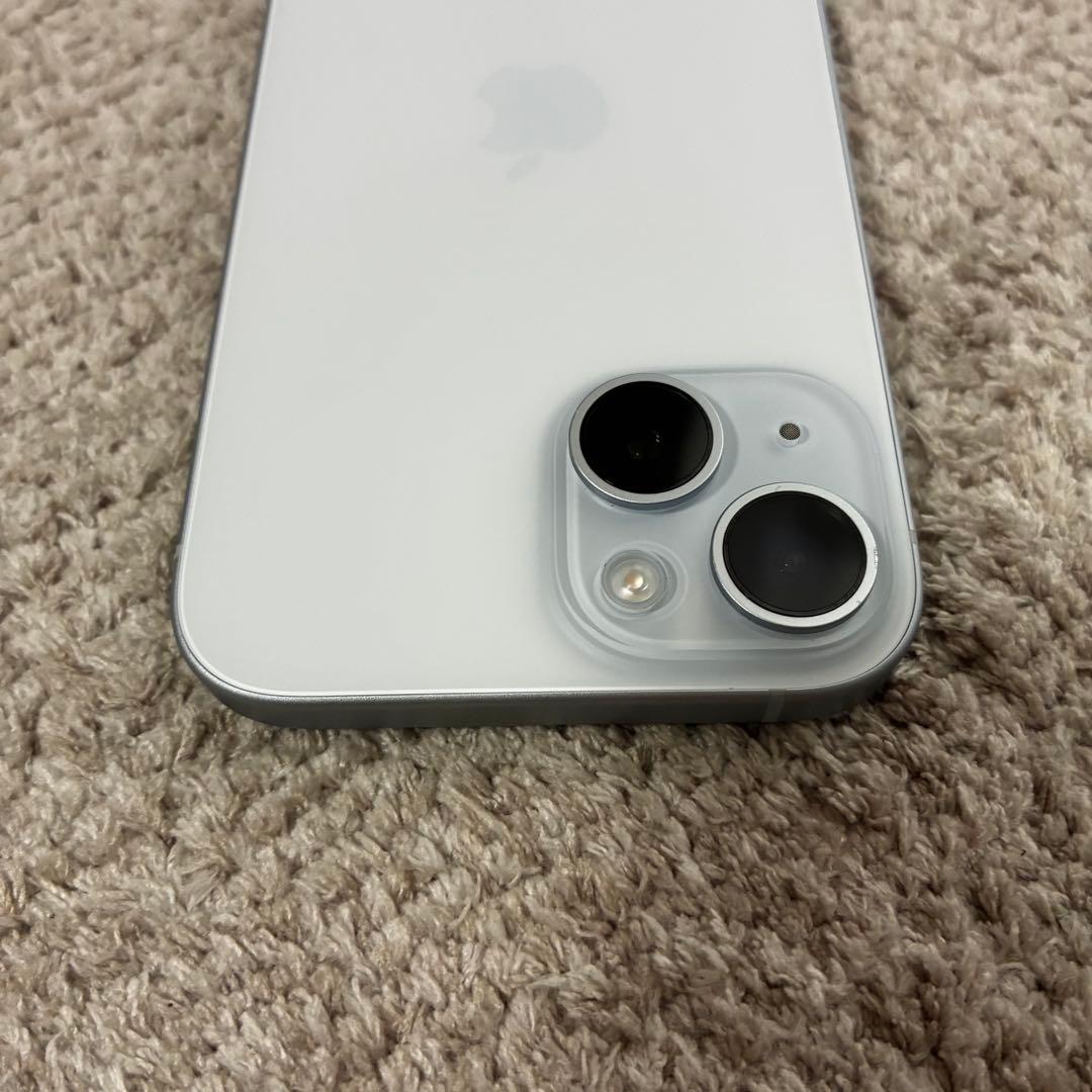Apple iPhone15 125GB ブルー　ケース付