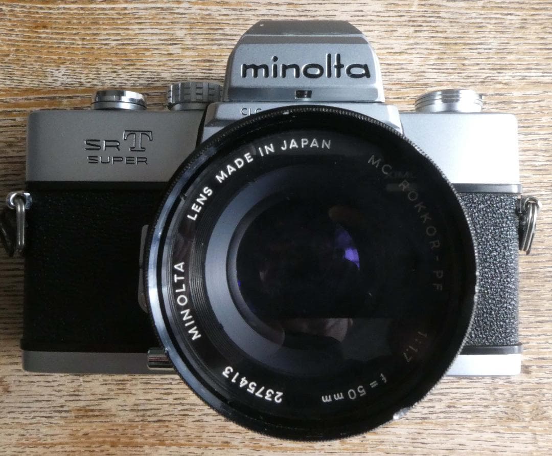 ミノルタカメラ・SRT・SUPER【フイルムカメラ】TAMRON望遠レンズ付
