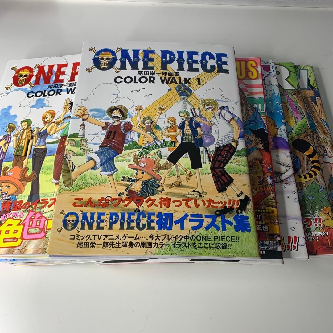 ONE PIECE ワンピースイラスト集 尾田栄一郎画集 1〜10巻