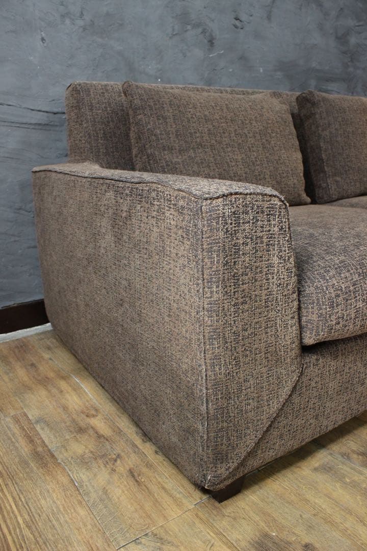 首都圏送無料〜売り切り特価KEYUCA45万大型コーナーソファフェザークッション