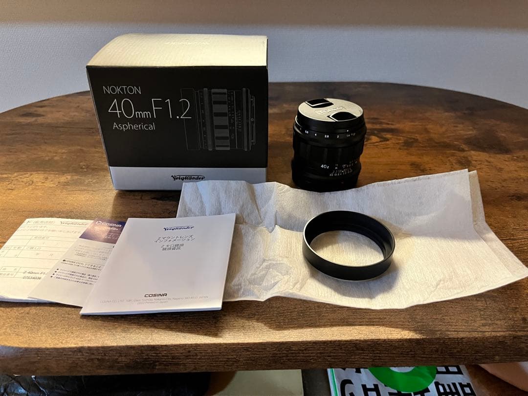 NOKTON 40mm F1.2 Aspherical レンズ　zマウント