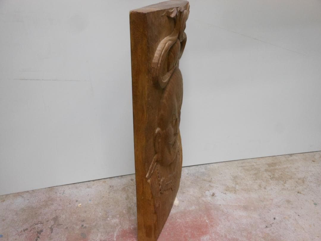 不動明王　彫刻　壁掛け