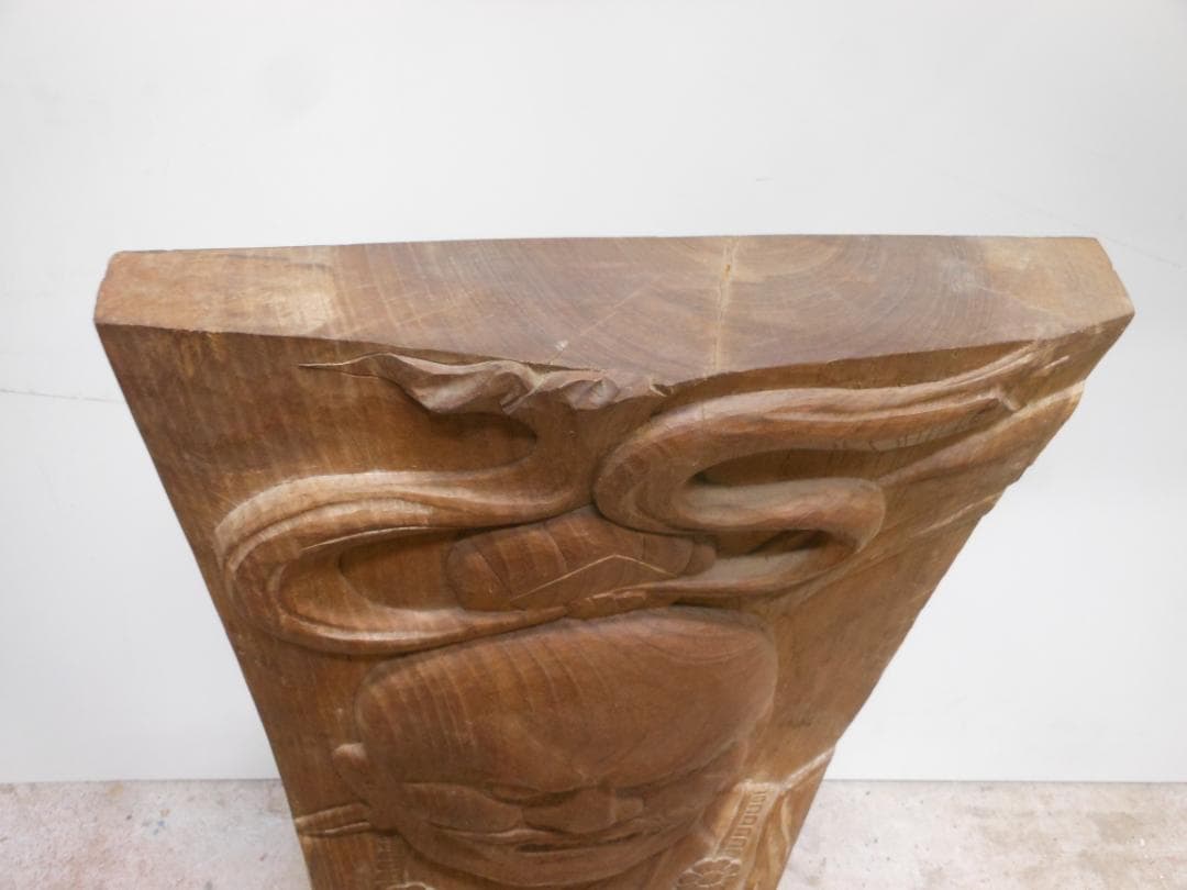 不動明王　彫刻　壁掛け