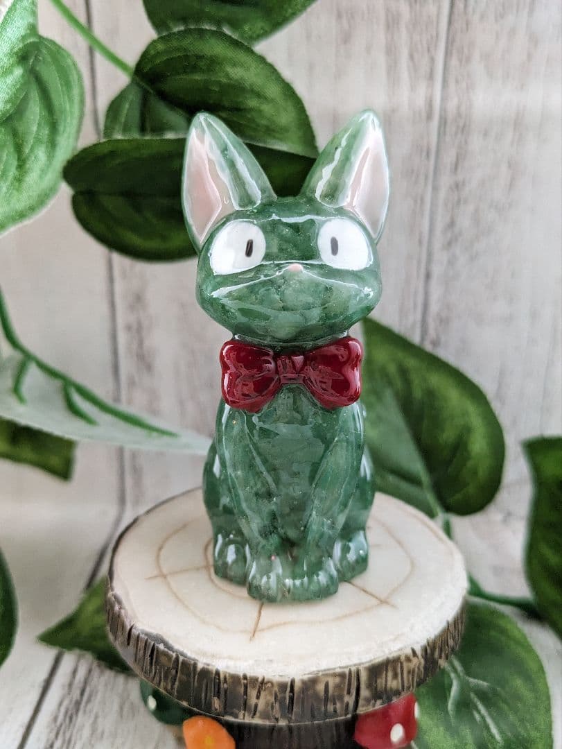 【ゼロ】ブラックスピネルのペンギンさん形オルゴナイト☆他４点