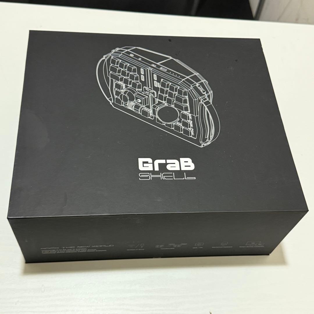 GrabShell グラブシェル ホワイト 寝ながら使えるキーボード