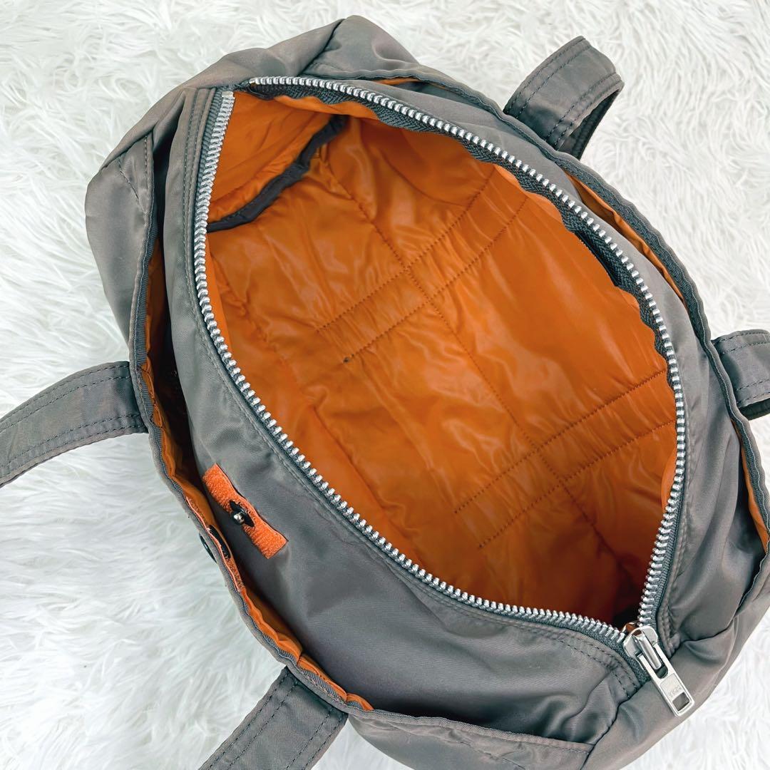 希少 ポーター タンカー ドラム ミニボストン S シルバーグレー 男女兼用