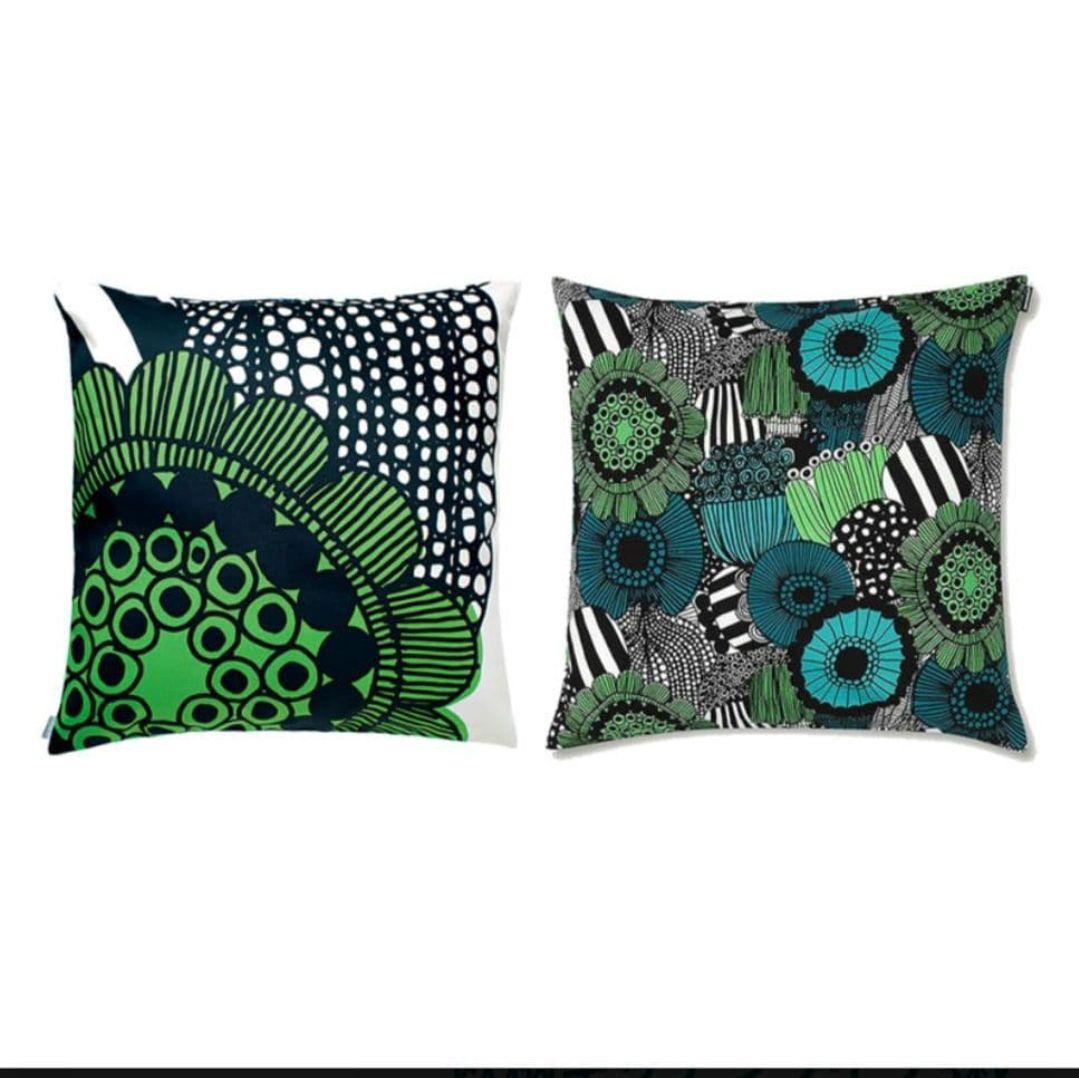 未使用　マリメッコ　クッションカバー　2枚セット　50×50