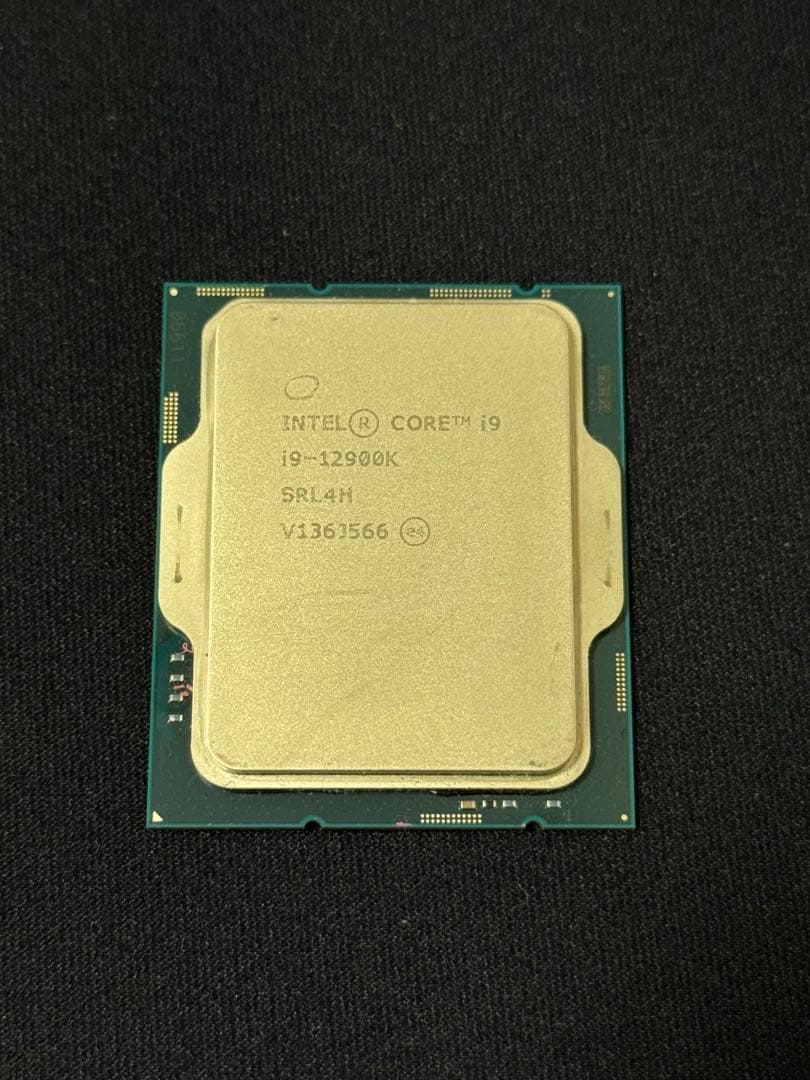 intel core i9 12900K 動作品