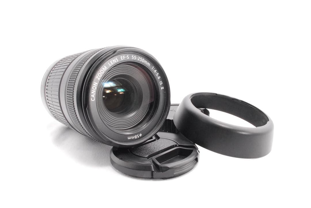 美品✨イベントに✨Canon EF-S55-250mm IS II 望遠レンズ
