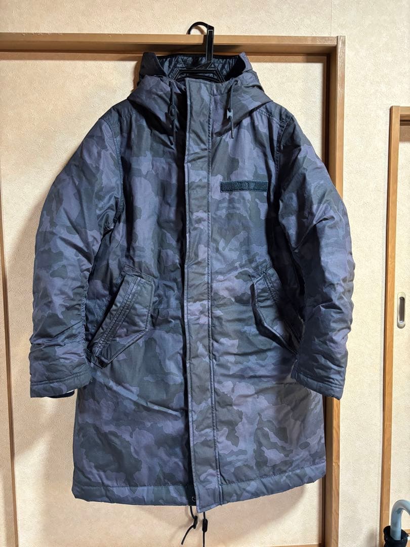 迷彩柄 NSW モッズコート　ナイキ　カモフラ　シンセティック　フィルパーカー