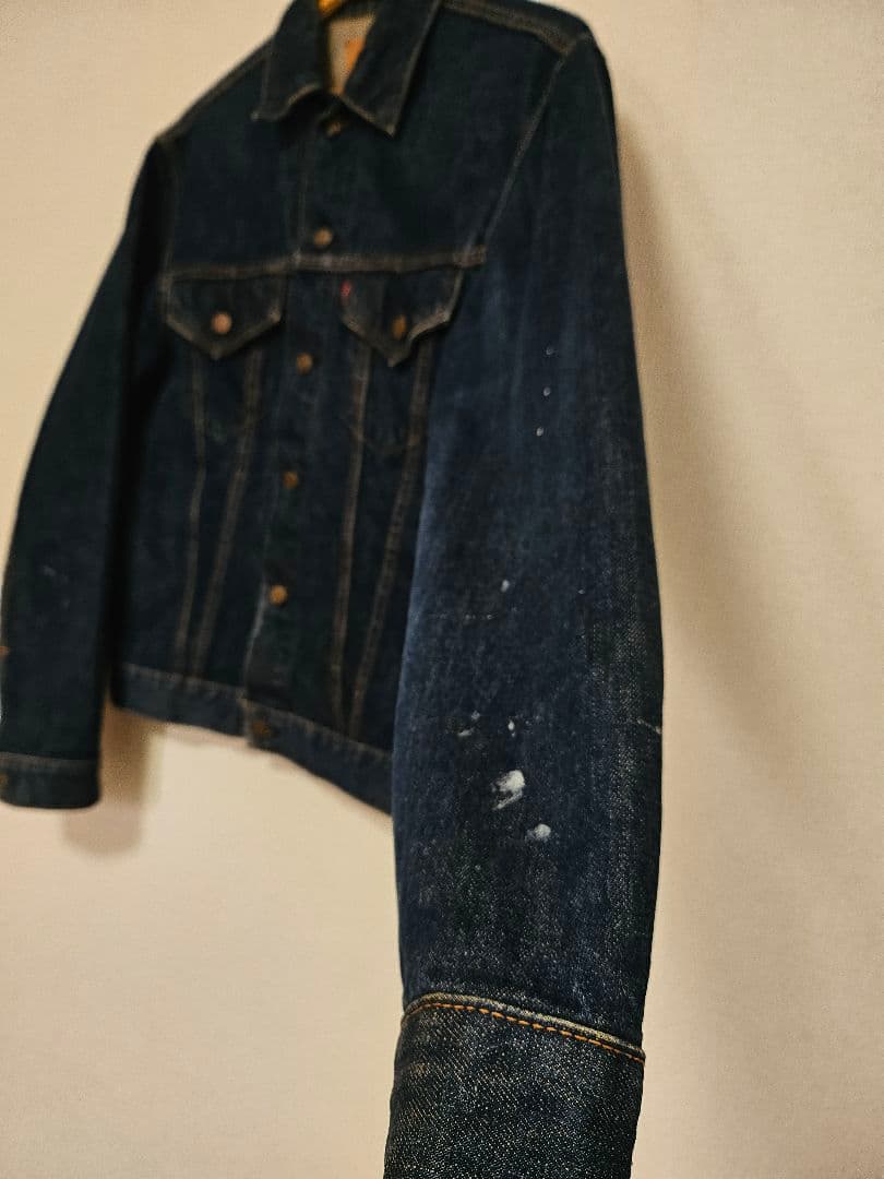 60s BIG E 70505 真っ紺 USA製 ヴィンテージ BIGサイズ