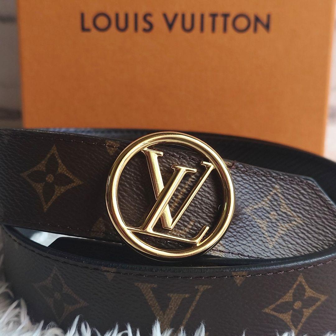 箱付 ルイヴィトン リバーシブル ベルト M9935 サンチュール モノグラム