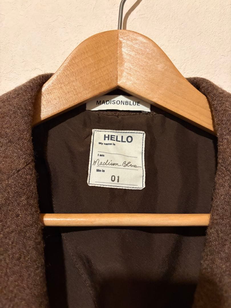 MADISON BLUE　ウールブレザー　金ボタン　ワッペン