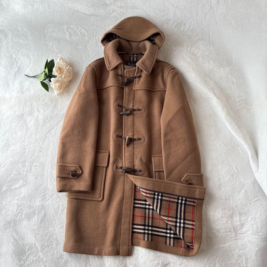 【英国製】Burberrys バーバリー 裏地ノバチェック柄 ダッフルコート